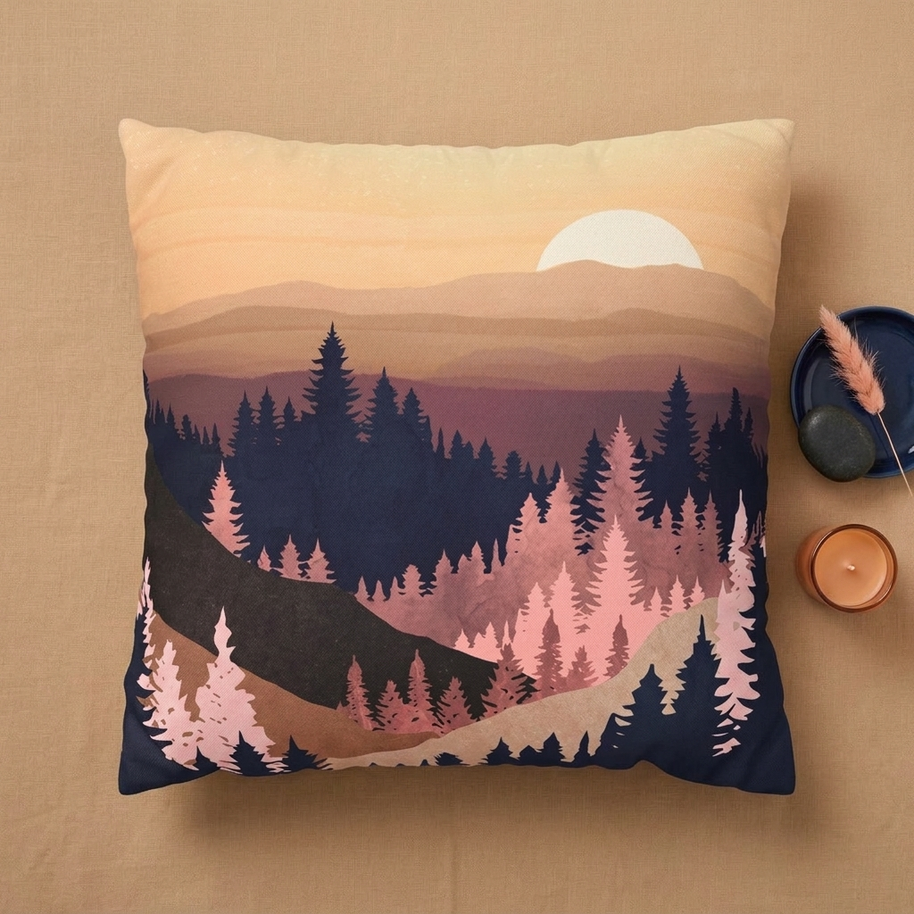 Summer Dusk - Decorative Pillow Cover