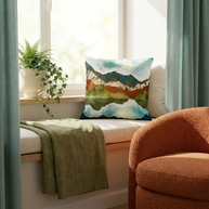 Spring Mountains - Decorative Pillow Cover