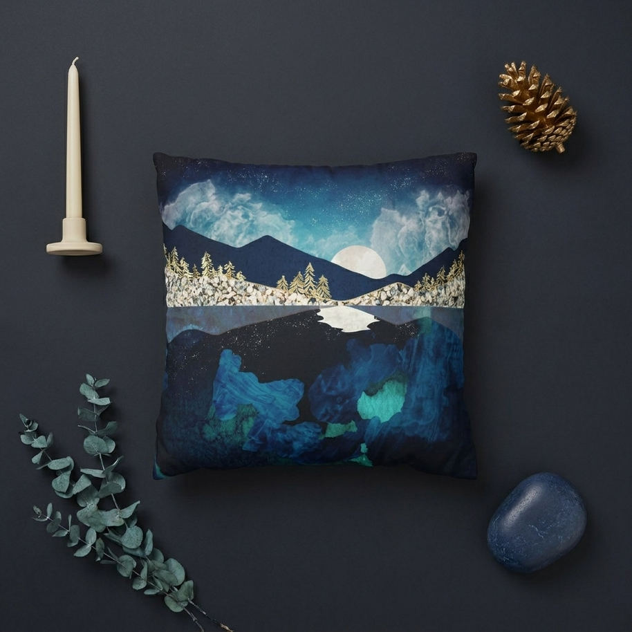 Midnight Water - Decorative Pillow Cover