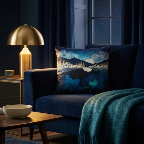 Midnight Water - Decorative Pillow Cover