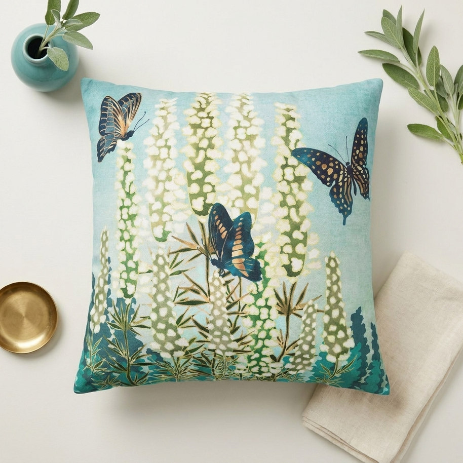Butterfly Garden - Decorative Pillow Cover