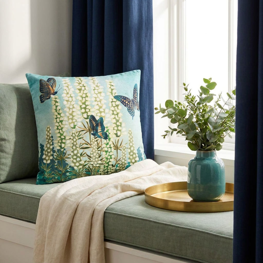 Butterfly Garden - Decorative Pillow Cover