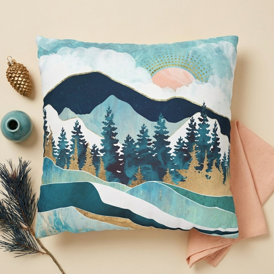 Summer Forest - Decorative Pillow Cover