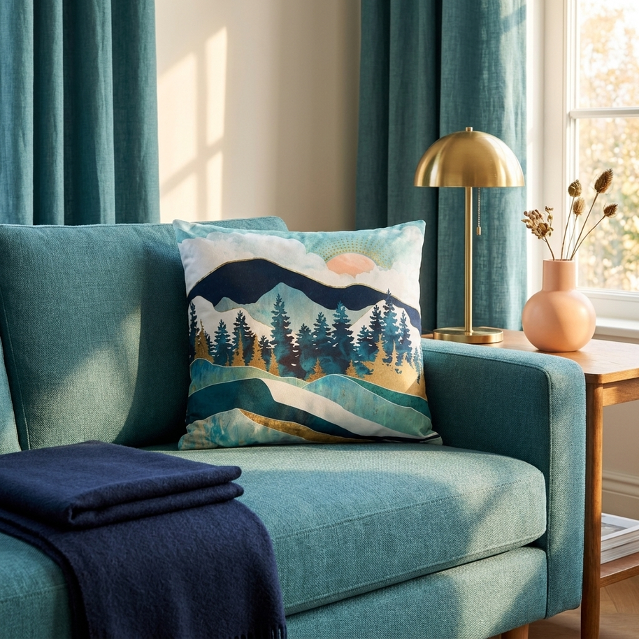 Summer Forest - Decorative Pillow Cover