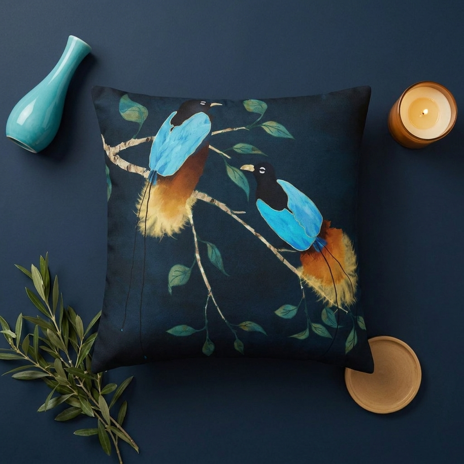 Bird of Paradise I - Decorative Pillow Cover
