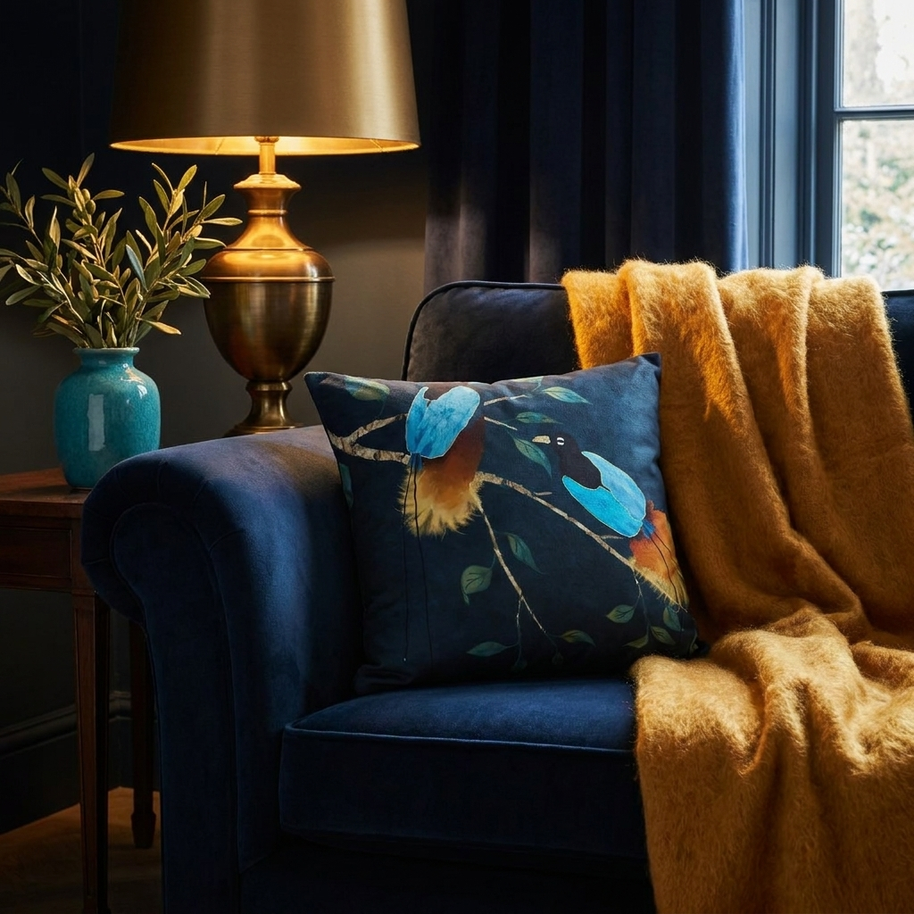 Bird of Paradise I - Decorative Pillow Cover