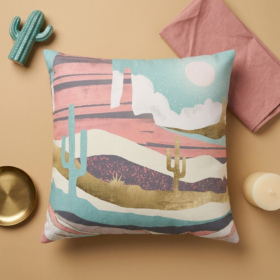 Desert Sun - Decorative Pillow Cover