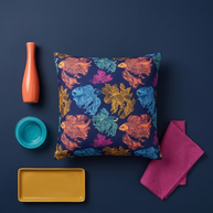 Betta Fish Pattern-Color Pop Version - Decorative Pillow Cover