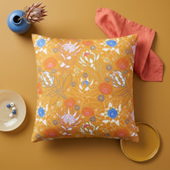 Mustard Protea - Decorative Pillow Cover