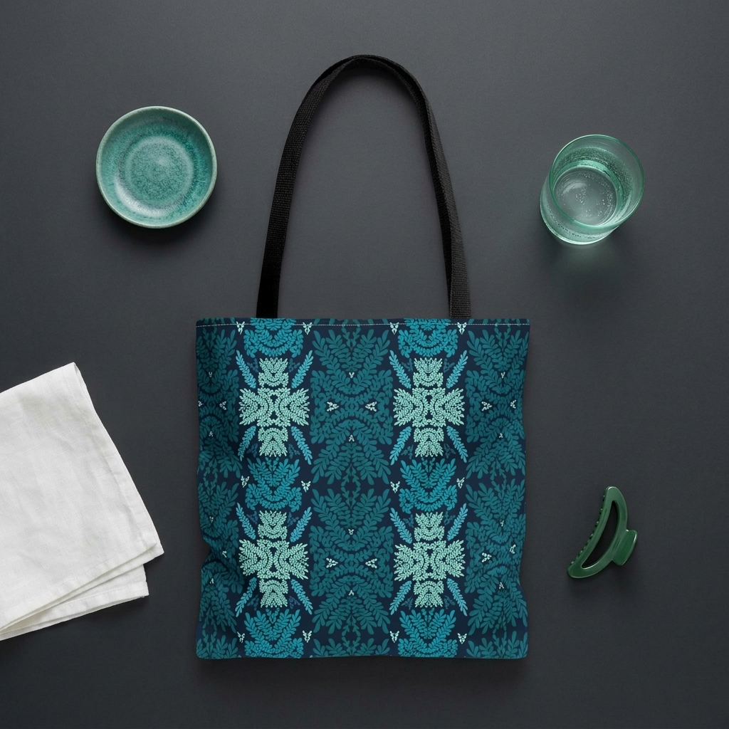 Blue and Teal - Tote Bag