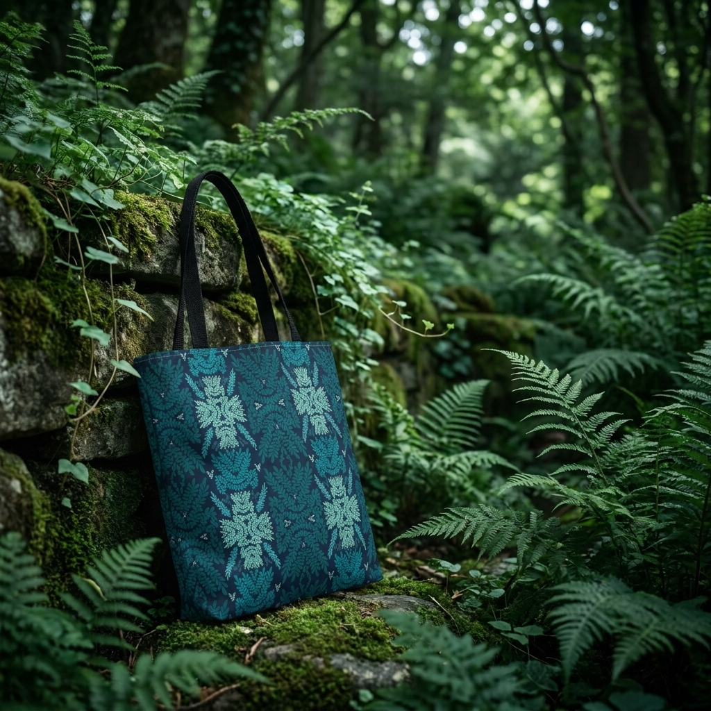 Blue and Teal - Tote Bag