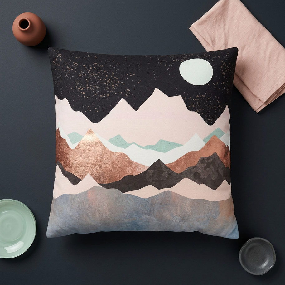 Midnight Stars - Decorative Pillow Cover