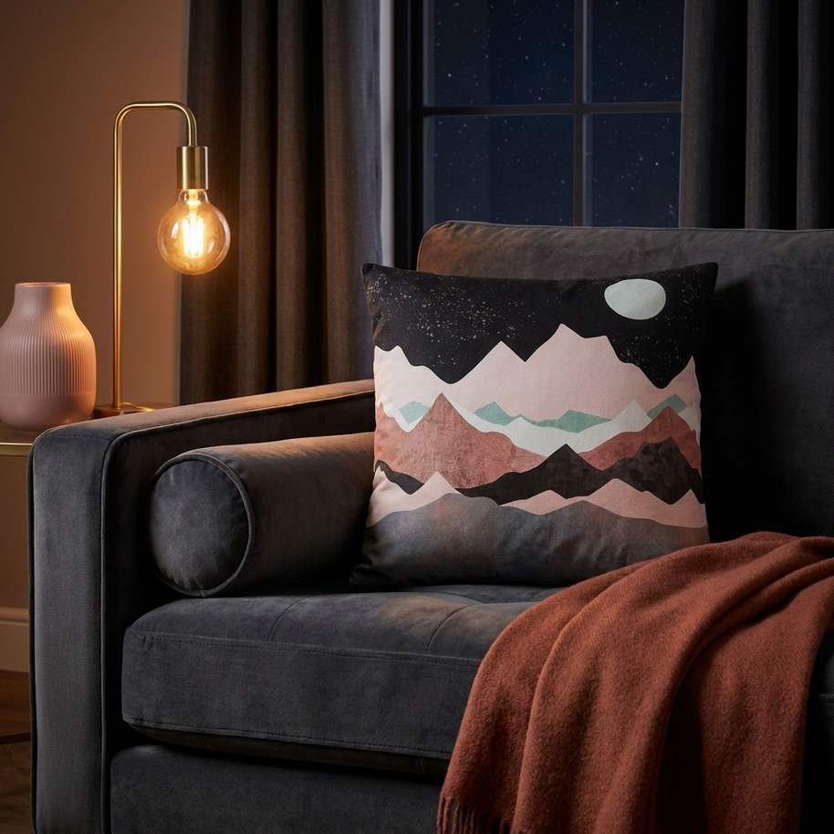 Midnight Stars - Decorative Pillow Cover