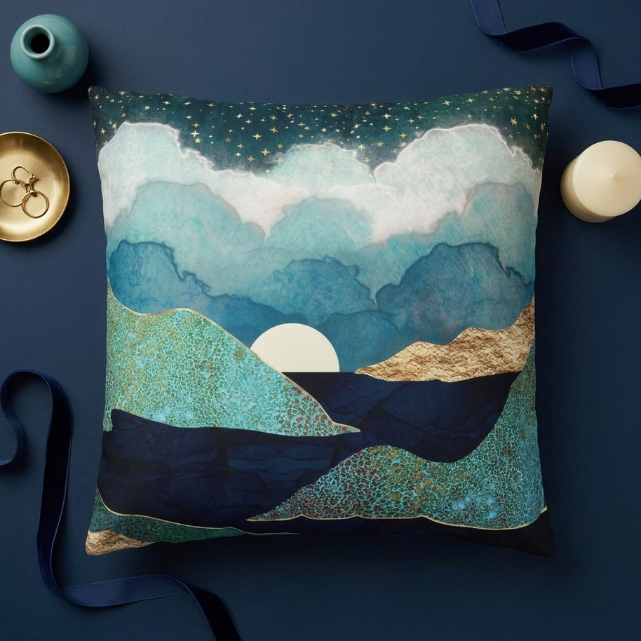 Ocean Clouds - Decorative Pillow Cover