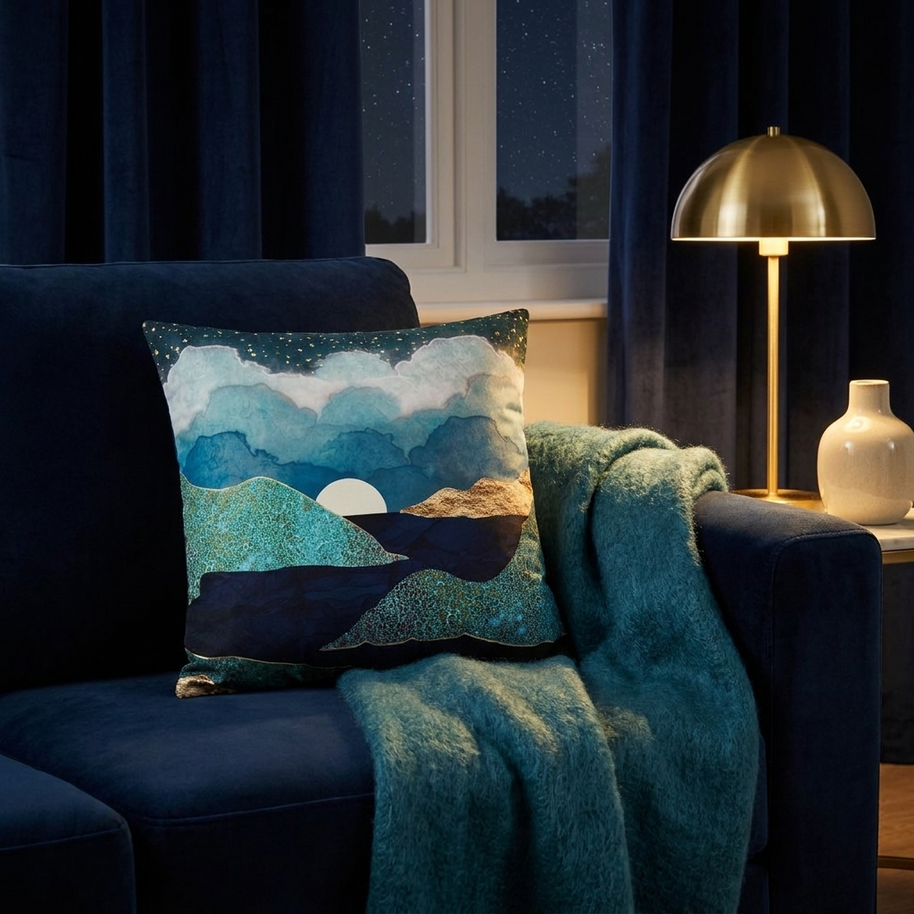 Ocean Clouds - Decorative Pillow Cover