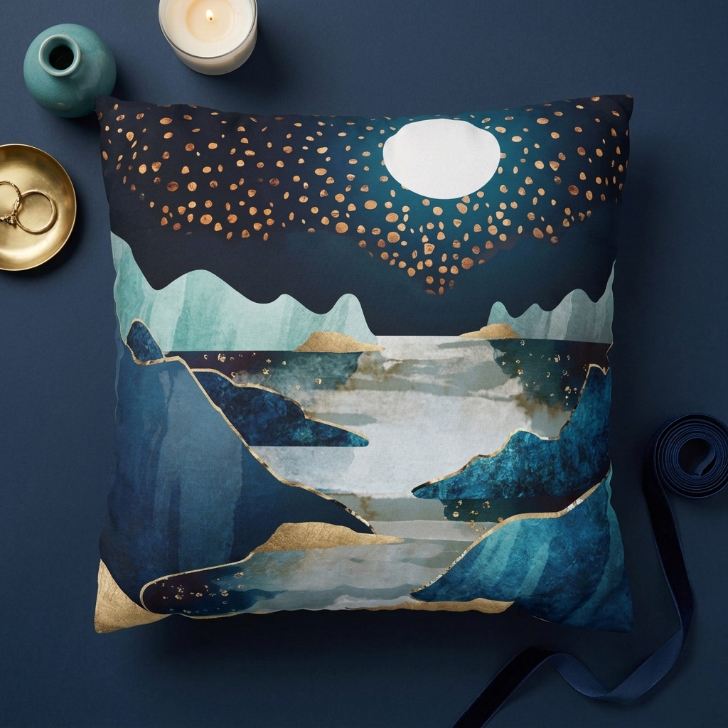 Moon Glow - Decorative Pillow Cover