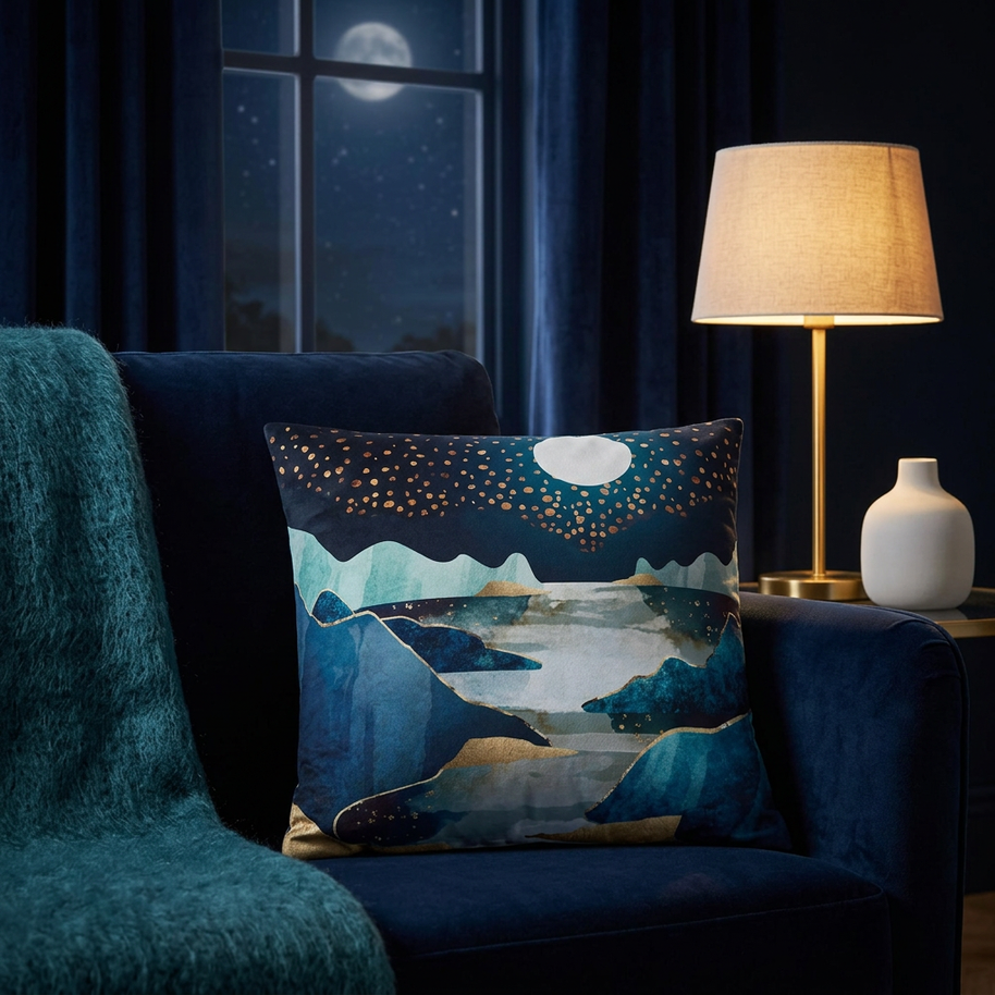 Moon Glow - Decorative Pillow Cover