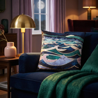 Moonlit Ocean - Decorative Pillow Cover