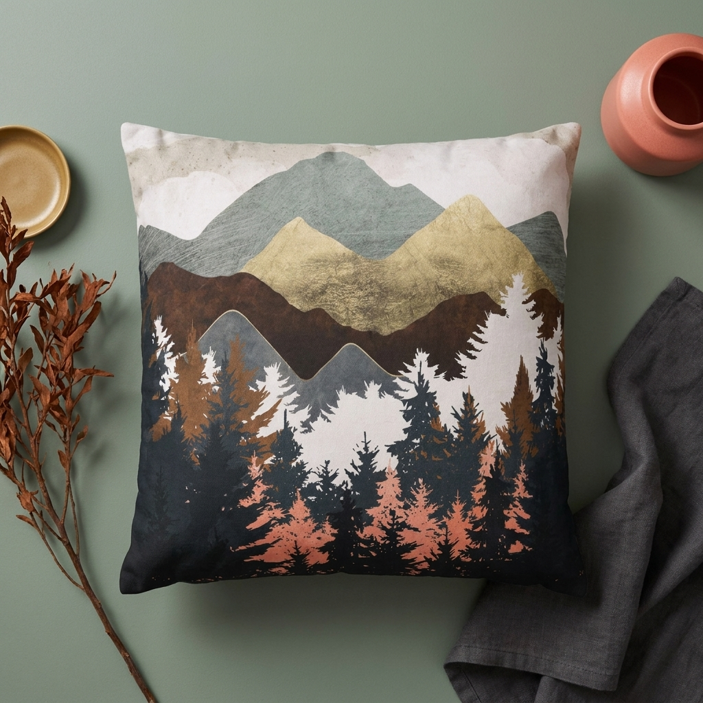 Forest View - Decorative Pillow Cover