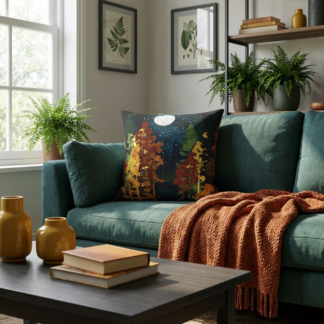 Autumn Lake - Decorative Pillow Cover