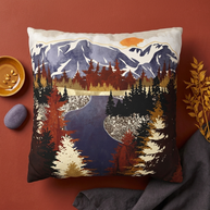 Autumn River - Decorative Pillow Cover