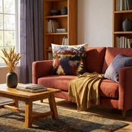 Autumn River - Decorative Pillow Cover