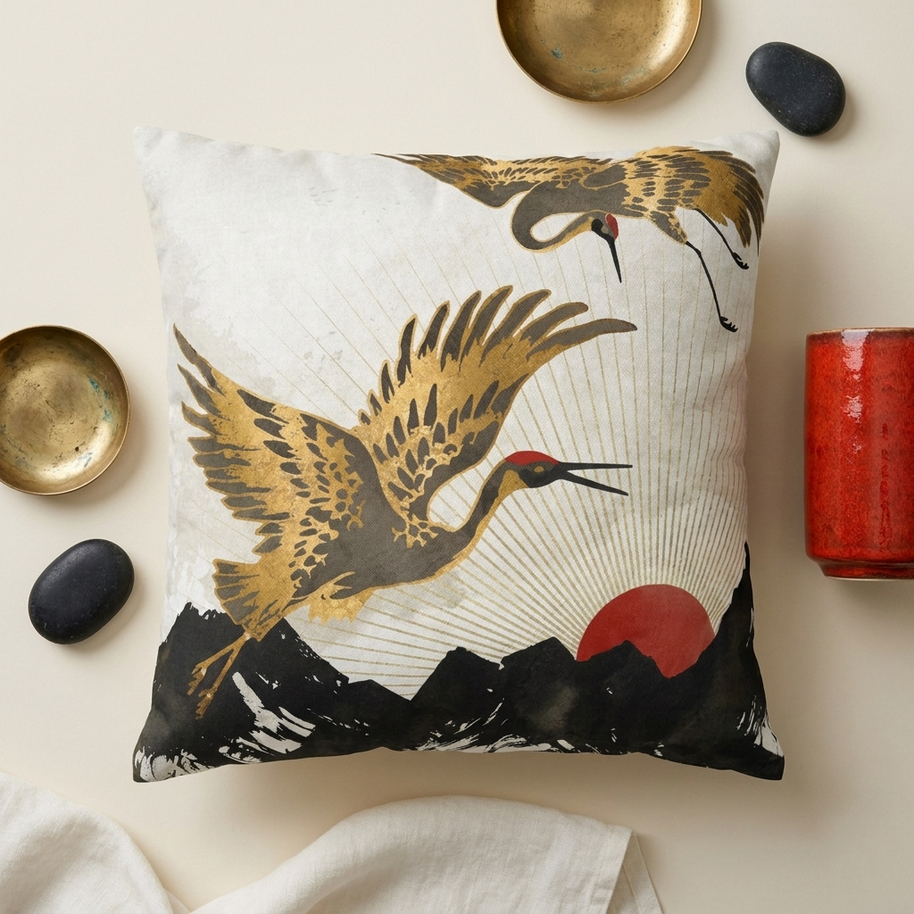 Elegant Flight III - Decorative Pillow Cover