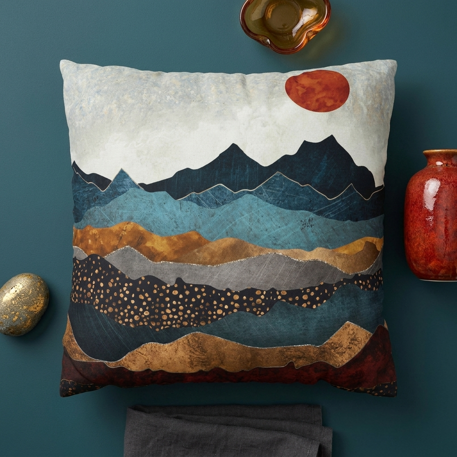 Amber Dusk - Decorative Pillow Cover