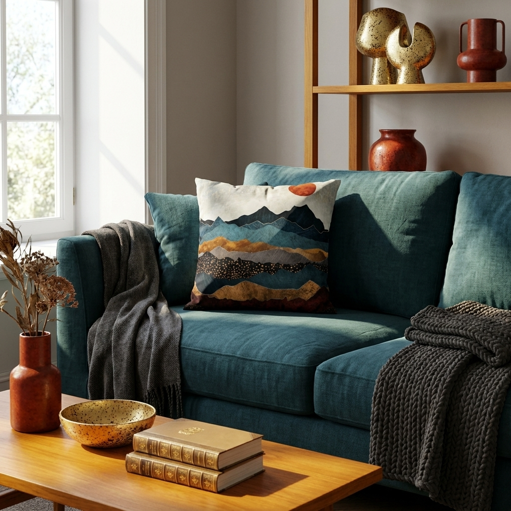 Amber Dusk - Decorative Pillow Cover