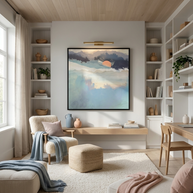 Mountain Dream - Matte Canvas, Framed (Multi-color)
