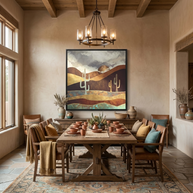 Patina Desert - Matte Canvas, Framed (Multi-color)