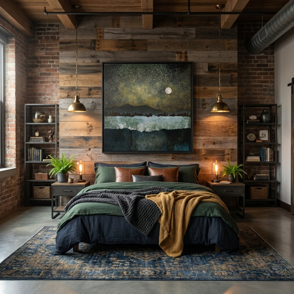 Stars - Matte Canvas, Framed (Multi-color)