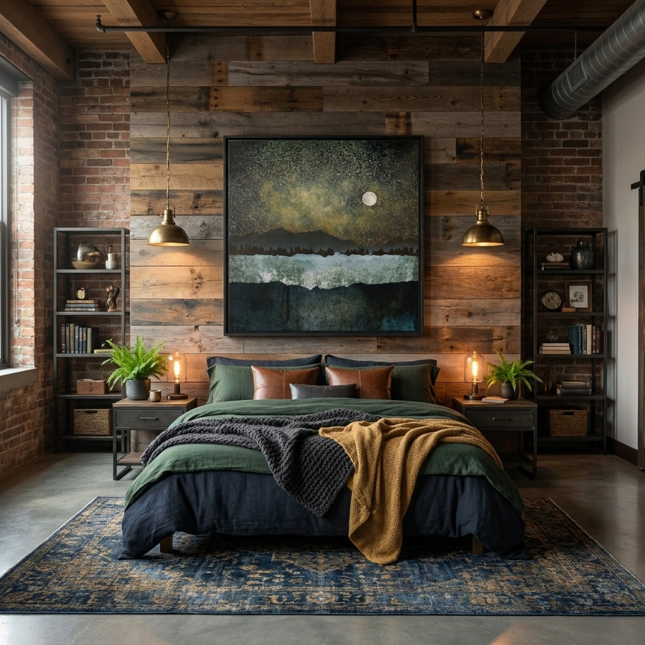 Stars - Matte Canvas, Framed (Multi-color)