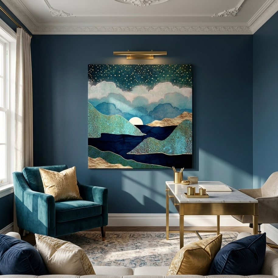 Ocean Clouds Matte Canvas, Stretched, No Frame