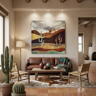 Patina Desert Matte Canvas, Stretched, No Frame