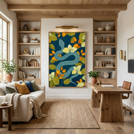 Autumn Serpent Garden - Poster Print - No Frame