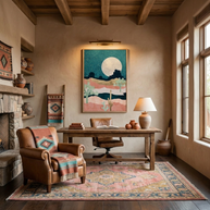 Desert Moon Vista - Poster Print - No Frame