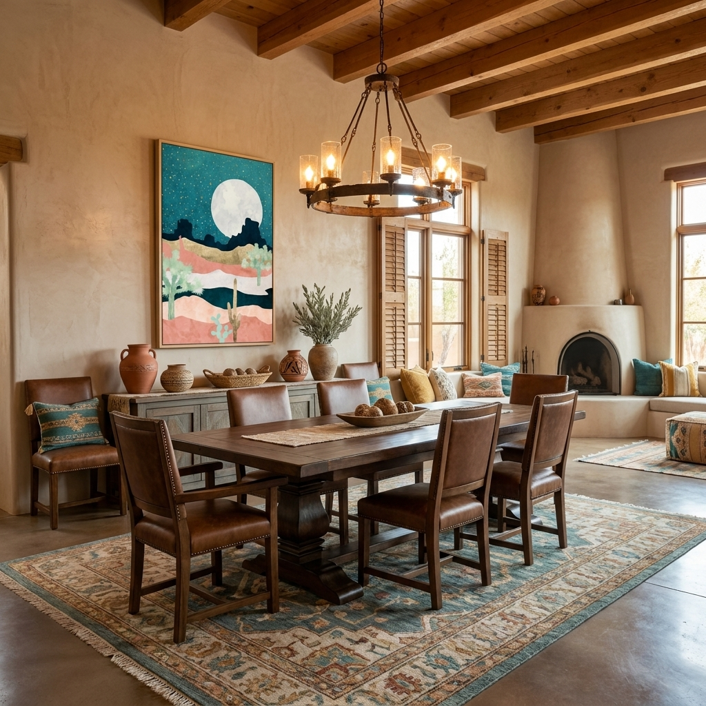 Desert Moon Vista - Poster Print - No Frame