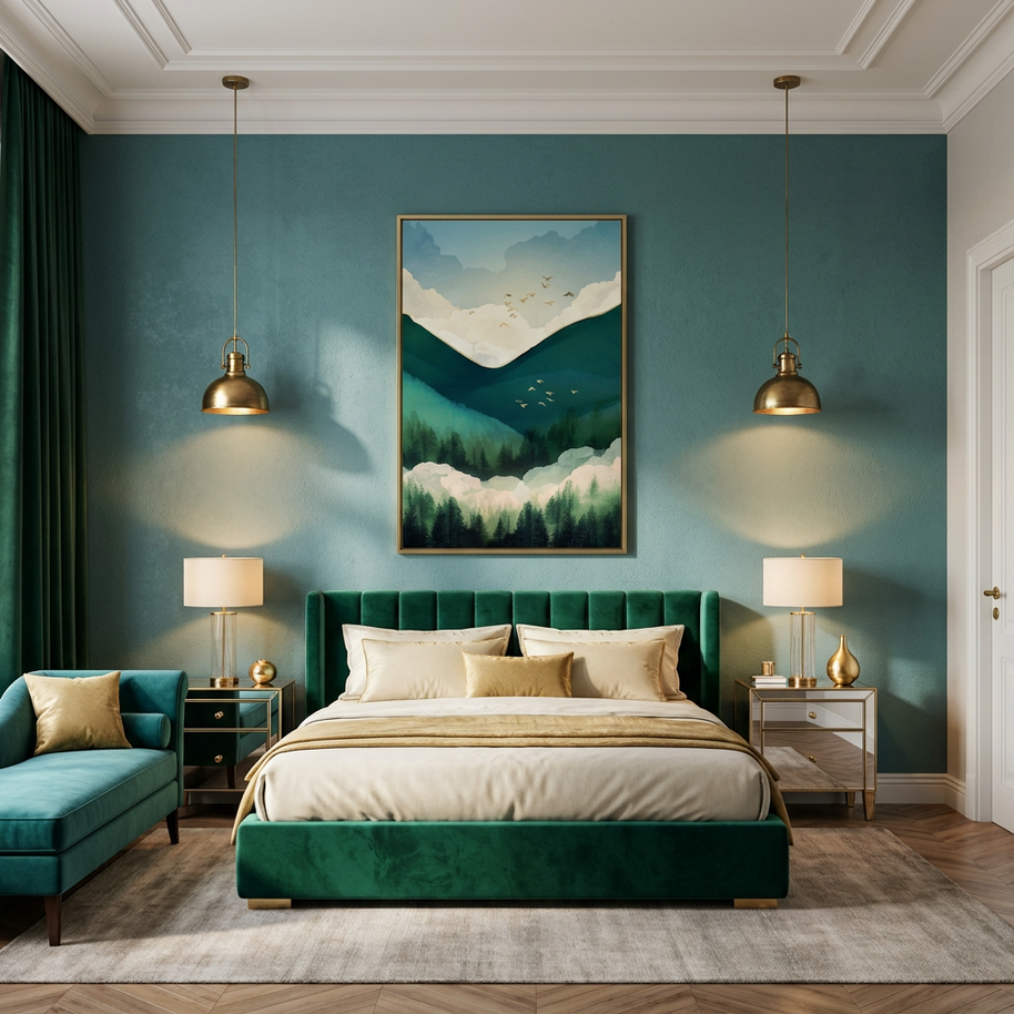 Emerald Hills - Poster Print - No Frame