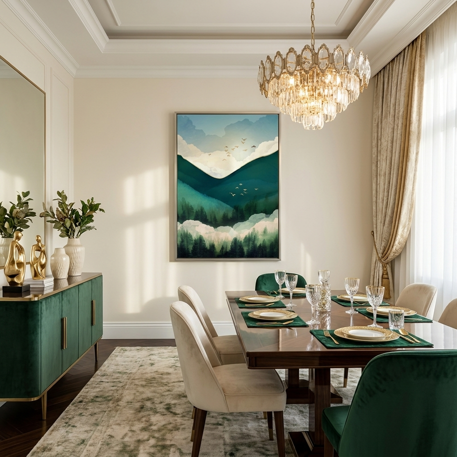 Emerald Hills - Poster Print - No Frame
