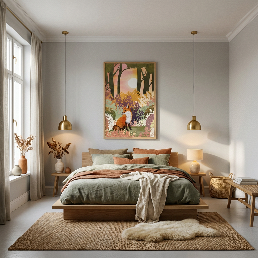 Spring Fox - Poster Print - No Frame