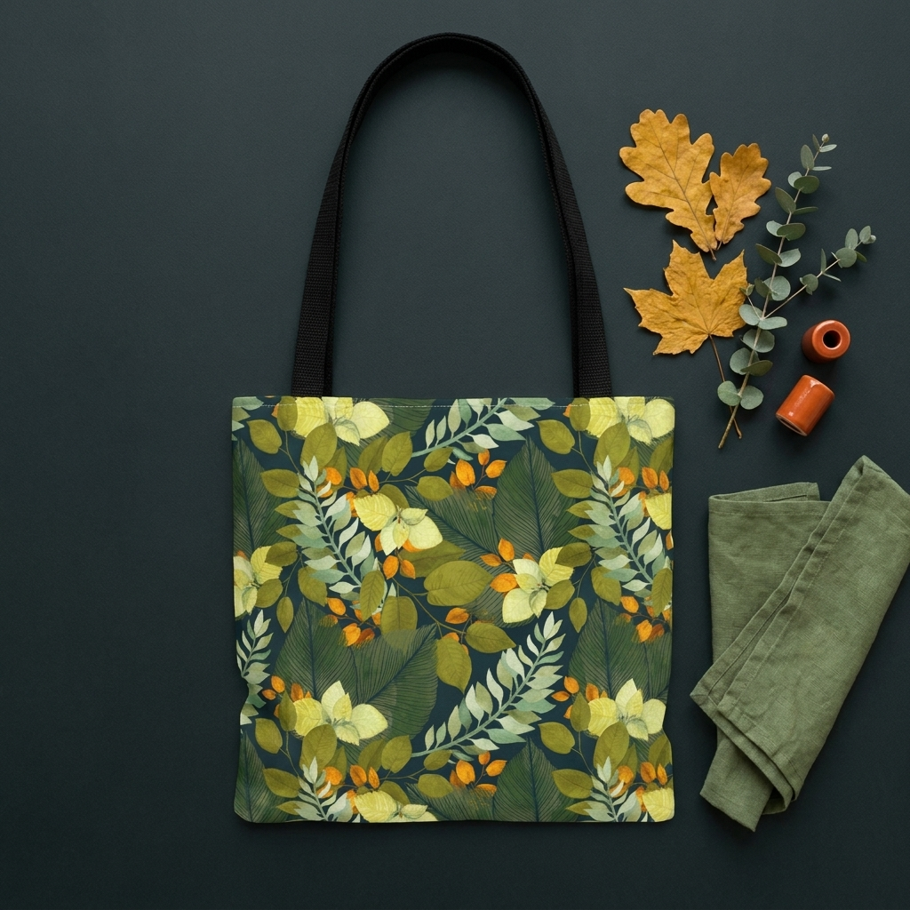 Autumn Leaves Botanical - Tote Bag