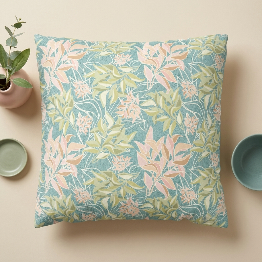Pastel Botanical - Decorative Pillow Cover