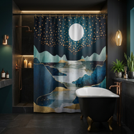 Moon Glow - Shower Curtain