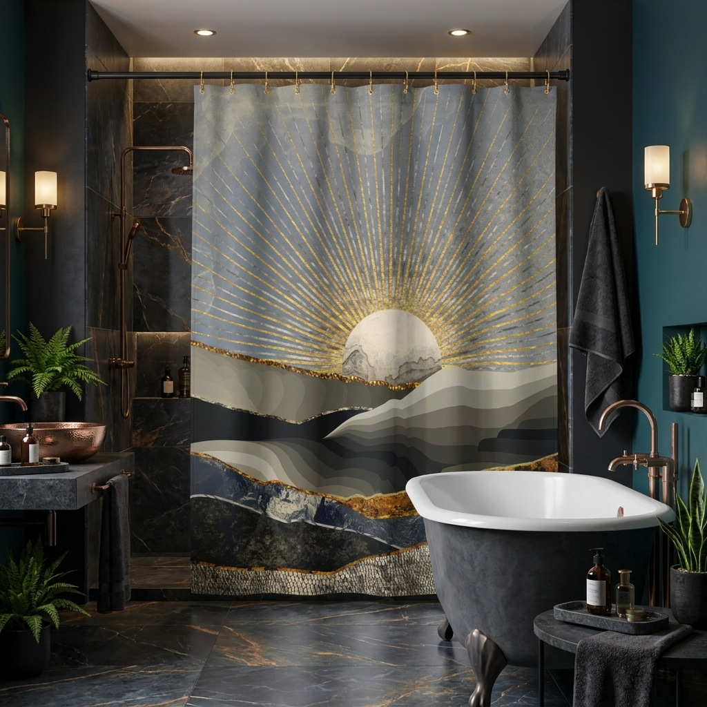 Morning Sun - Shower Curtain