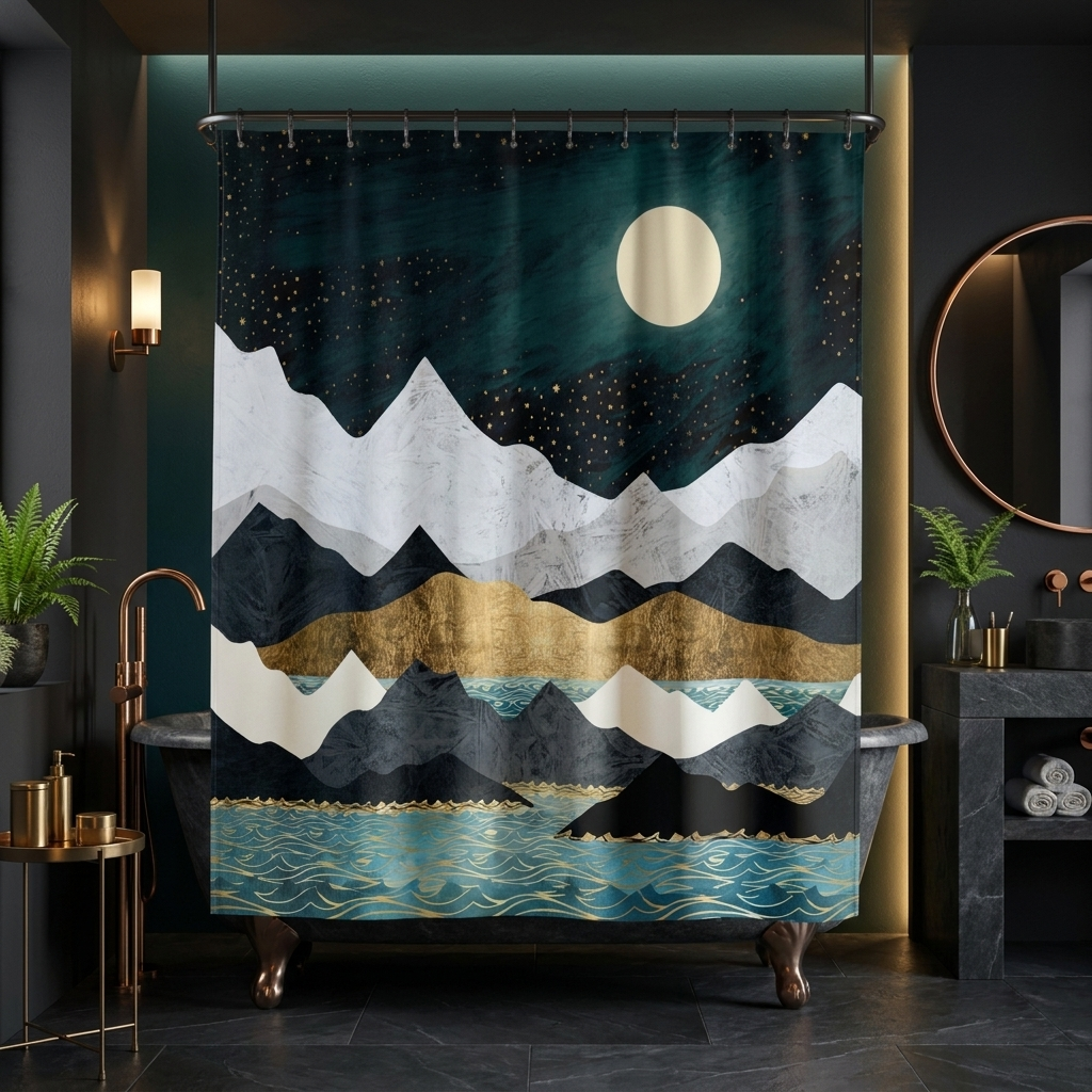 Ocean Stars - Shower Curtain