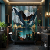 River Vista - Shower Curtain