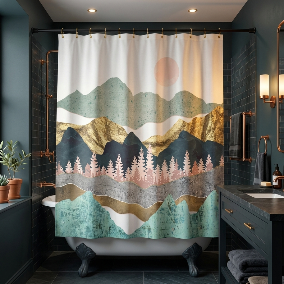 Summer Vista - Shower Curtain