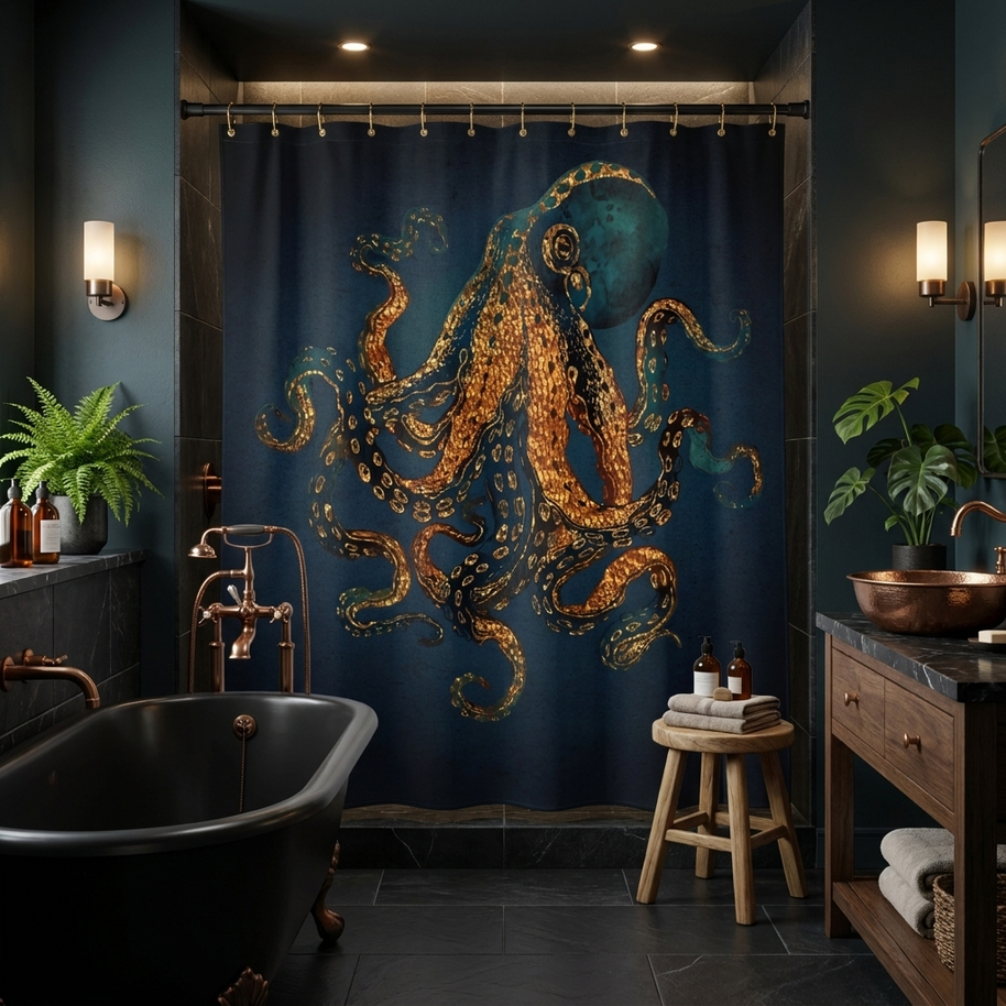 Underwater Dream IV - Shower Curtain