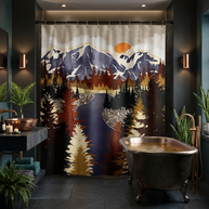 Autumn River - Shower Curtain